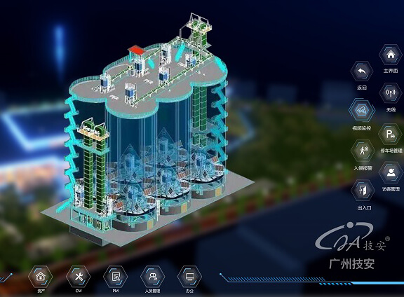 智慧园区BIM技术所构建的模子