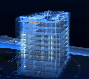 智慧园区BIM可视化场景